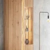 Lausanne Vitrinenschrank wildeiche massiv