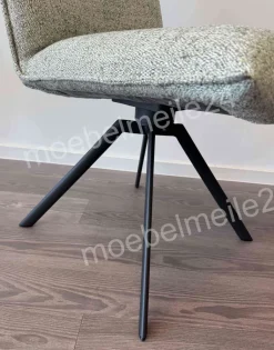 Lena 2er Set Esszimmerstühle grün