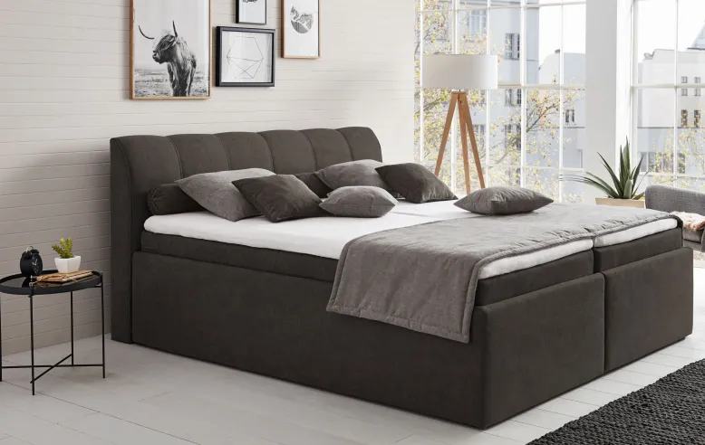 Leona Polsterbett 200x200 mit Bettkasten