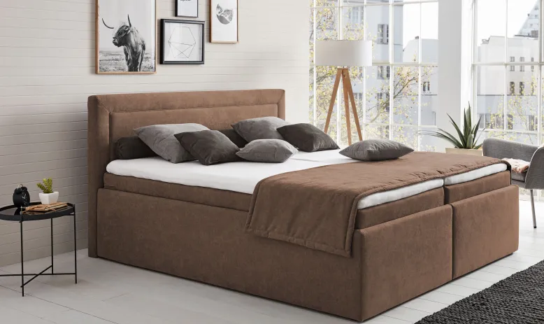Leona Polsterbett 160x200 mit Bettkasten