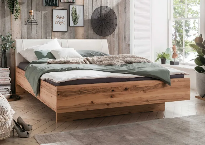 Livorno Bett mit Polsterkopfteil
