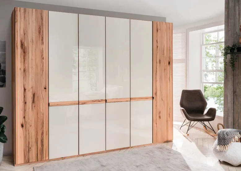 Livorno Kleiderschrank mit Glastüren