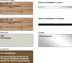 Livorno Schwebetürenschrank teilmassiv