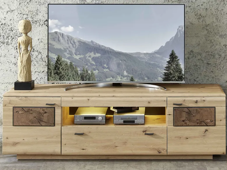 Madera Wohnwand artisan eiche