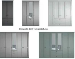 Marlow Kleiderschrank mit Spiegel und Schubladen