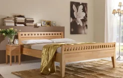 Modesto Bett kernbuche massiv