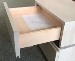 Nachttisch eiche weiß geölt