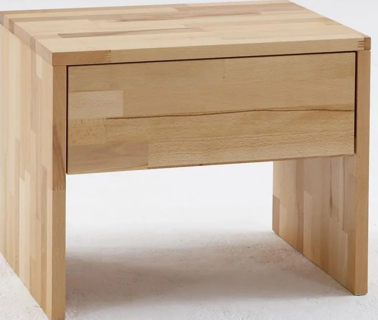 Nachttisch Holz mit Schublade