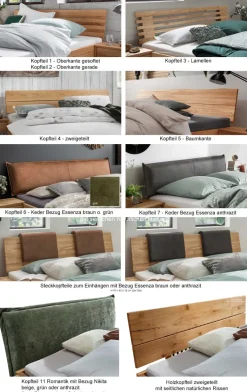 New York Massivholz Bett 200x200