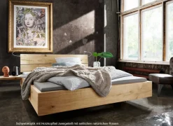 New York Massivholz Bett 200x200
