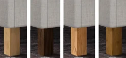 Noah Polsterbett mit Holz