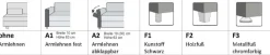 Ohio Schlafsofa klein