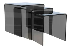 Olivea Beistelltisch Glas 3er Set