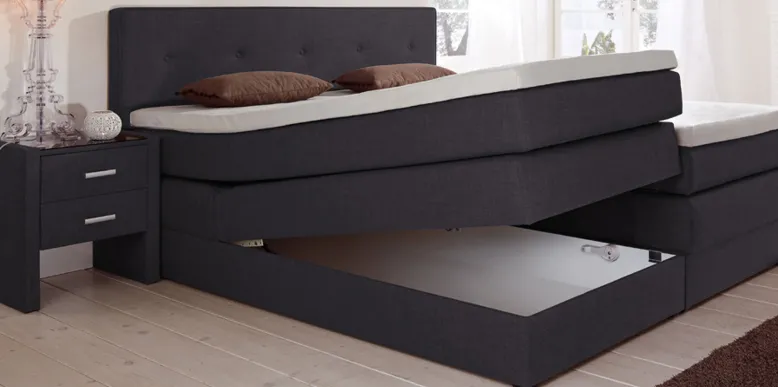 Oregon Boxspringbett 160x200 mit Bettkasten