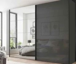 Paros Kleiderschrank mit Glastüren