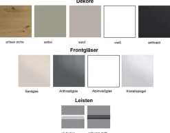 Paros Schwebertürenschrank 2-türig