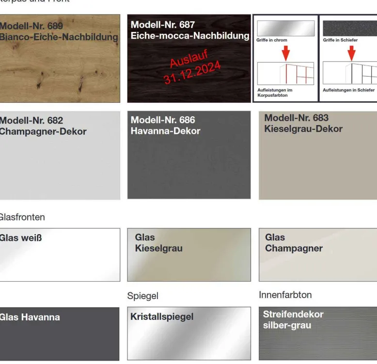 Quito Kleiderschrank mit Spiegel