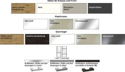 Rialto Kleiderschrank mit Spiegel