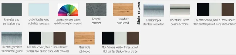 Ronald Schmitt K736 Couchtisch höhenverstellbar Keramik Glas individuell
