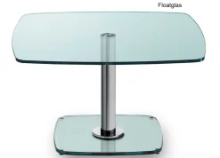 Ronald Schmitt Triplex Couchtisch höhenverstellbar Floatglas
