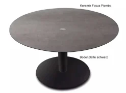 Ronald Schmitt Triplex Couchtisch höhenverstellbar rund oder eckig 75 cm
