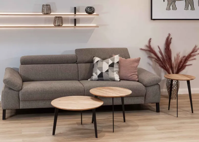 Ronja Beistelltisch Holz rund