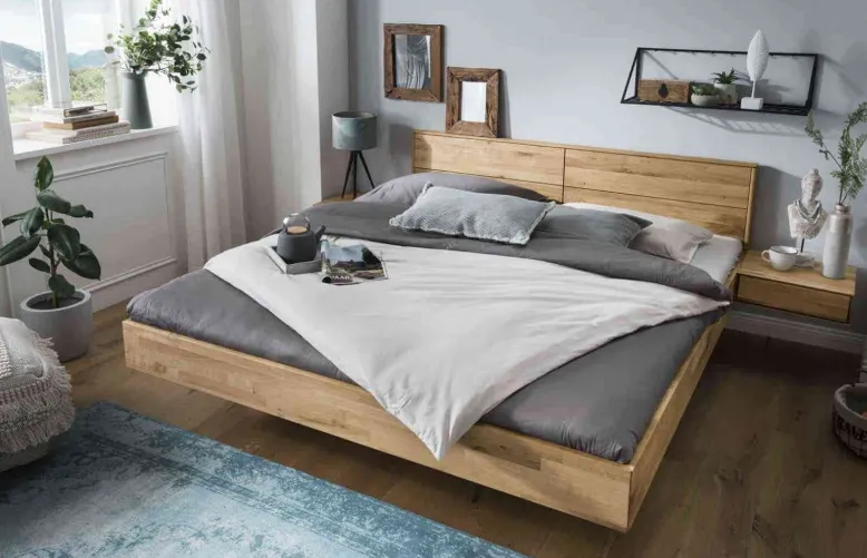 Roseville Bett Vollholz