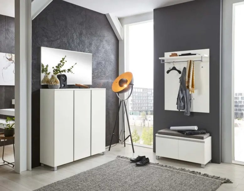 SALEA Flurgarderobe weiß