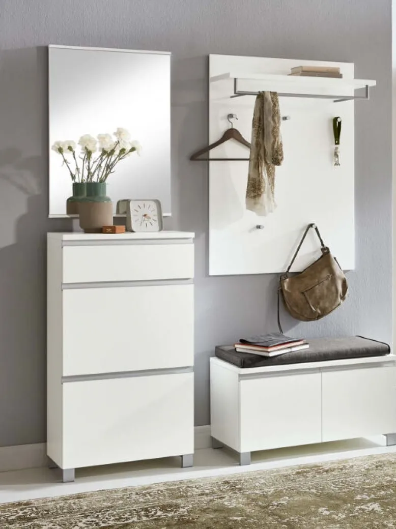 SALEA Garderobe Flur weiß