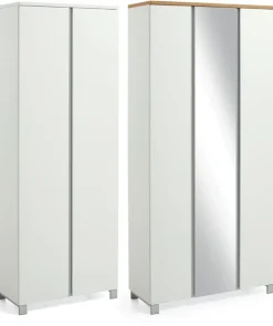 SALEA Garderobenschrank weiß