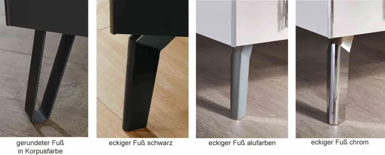 Scale Bett eiche mit Polsterkopfteil