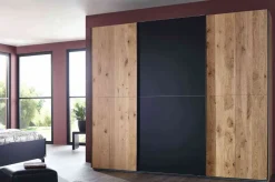 Scale Slide Wood Schwebetürenschrank eiche