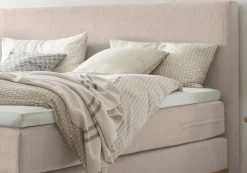 Scandia Boxspringbett Leinen