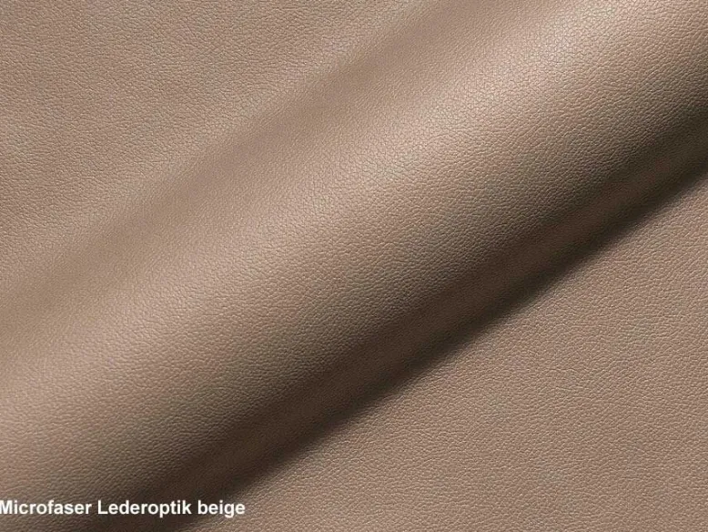 Schösswender 2er Set Polsterstühle Microfaser Lederoptik beige kurzfristig