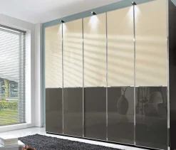 Shanghai 2 Kleiderschrank mit Glastüren