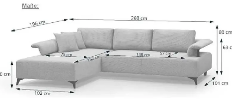 Sofa schwarz modern