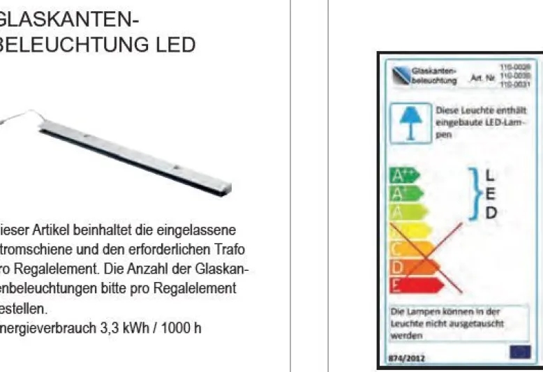 Solution Bücherregal mit Glastüren