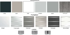 Sonate Como Glas Schwebetürenschrank 3m