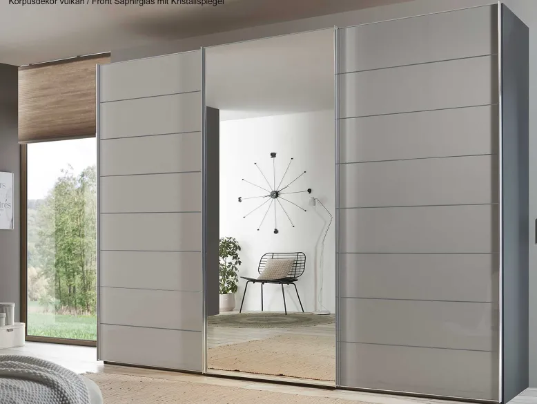 Sonate Como Kleiderschrank mit Spiegel B336 cm