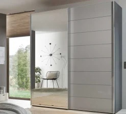 Sonate Como Kleiderschrank mit Spiegel B225 cm
