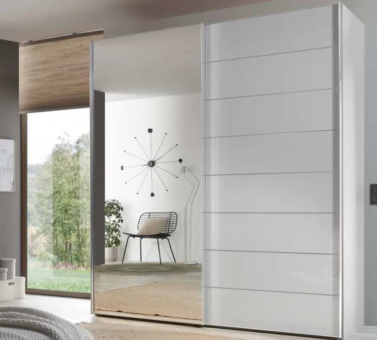Sonate Como Kleiderschrank mit Spiegel B188 cm
