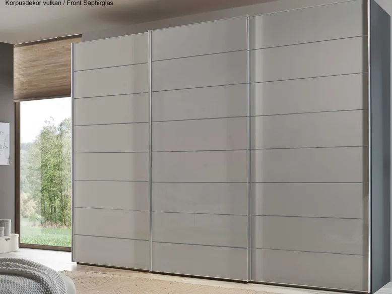 Sonate Como Kleiderschrank mit Glastüren B336 cm