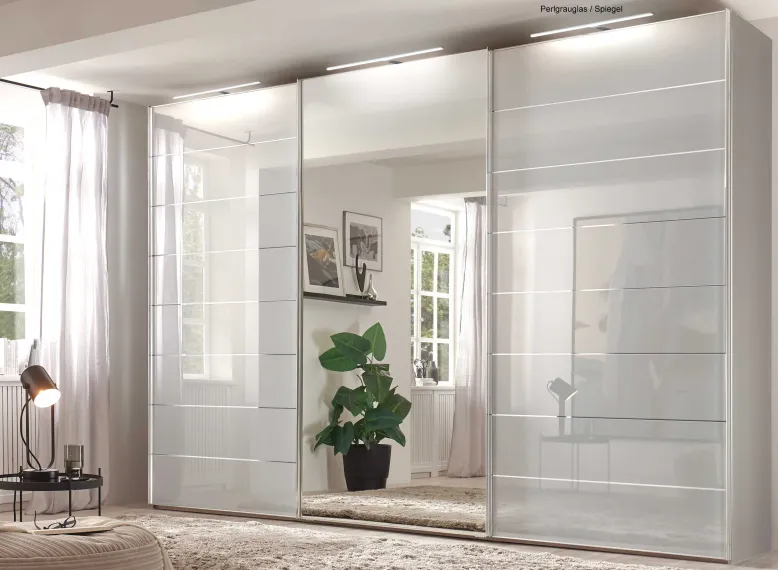 Sonate Como Schwebetürenschrank mit Spiegel B373 cm