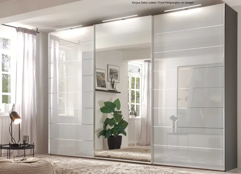 Sonate Como Schwebetürenschrank mit Spiegel B373 cm