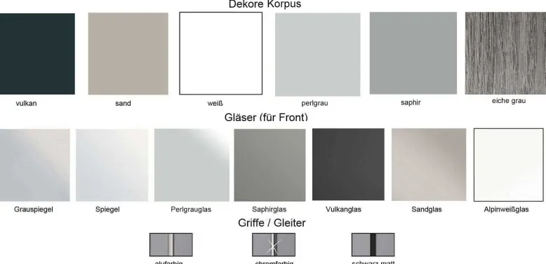 Sonate hohe Kommode mit Schubladen