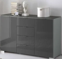 Sonate Kommode mit Glas