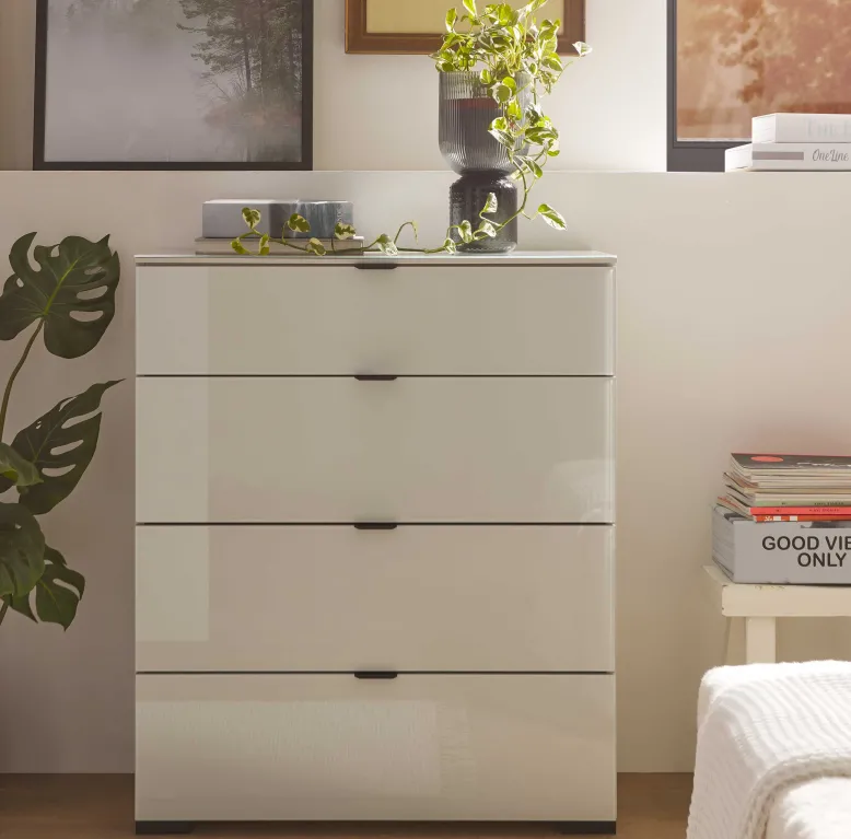 Sonate Kommode mit Glas Schublade