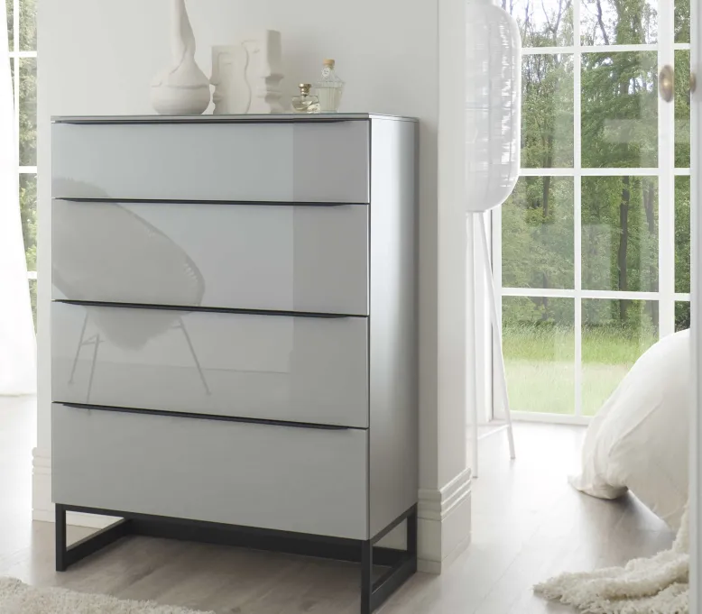 Sonate Kommode mit Glas Schublade