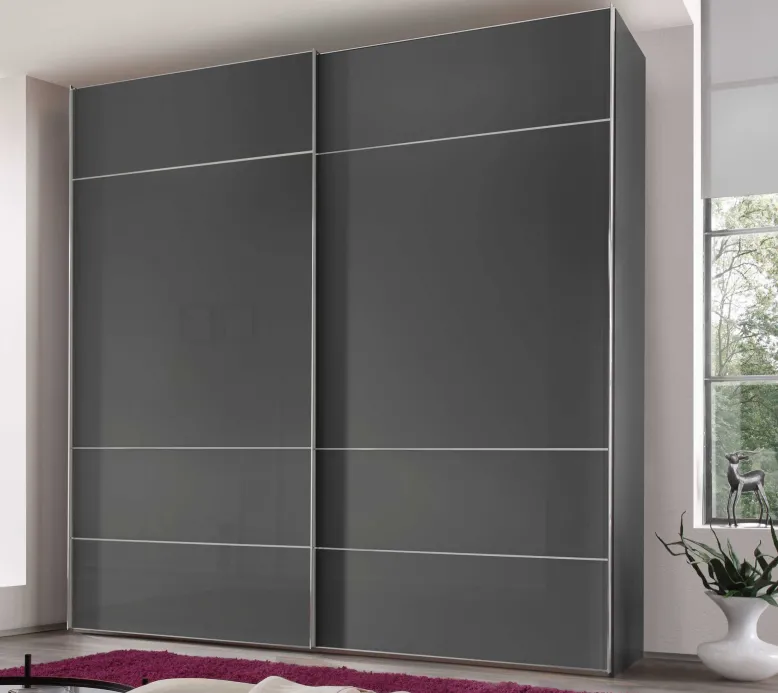Sonate Lucca Kleiderschrank Glas B225 cm
