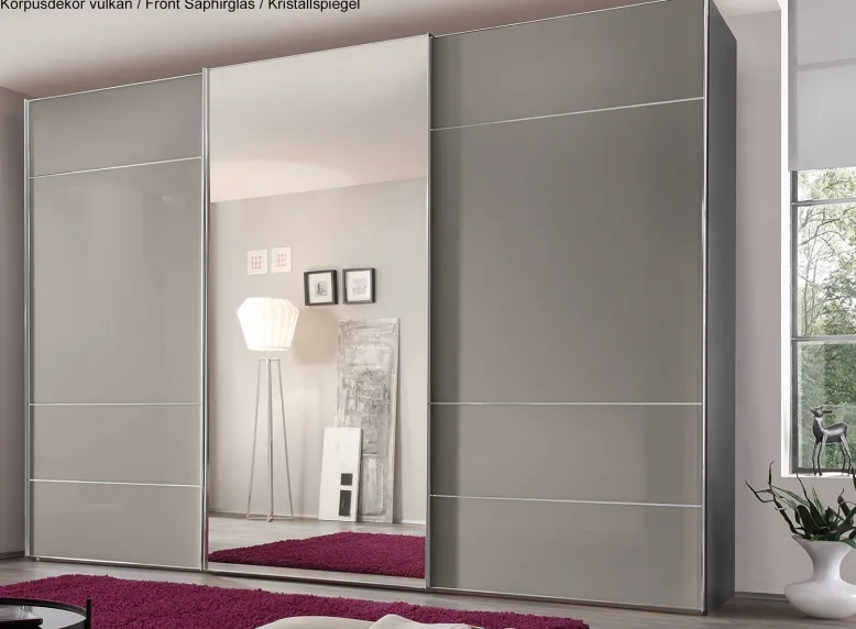 Sonate Lucca Schwebetürenschrank mit Spiegel 300 cm